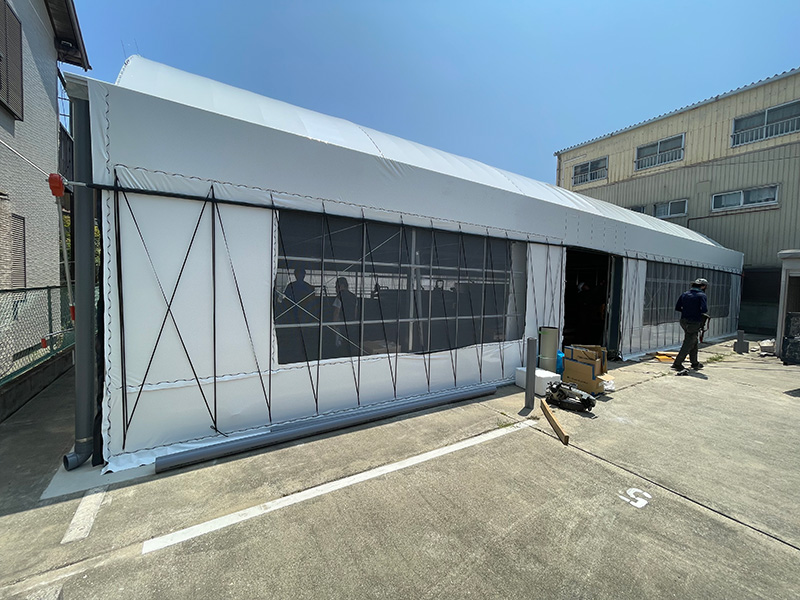 建屋の施工